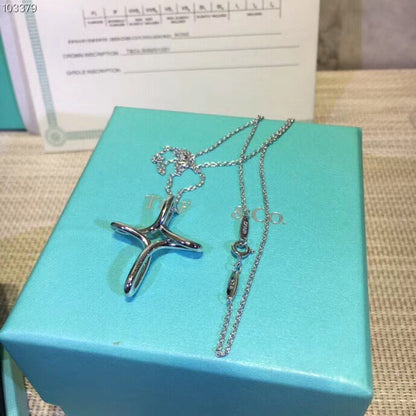 [Hevara Jewelry]CROSS NECKLACE STERLING SILVER MATERIAL