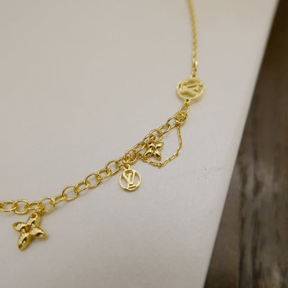 [⭐Hevara Jewelry]BLOOMING SUPPLE NECKLACE BRASS