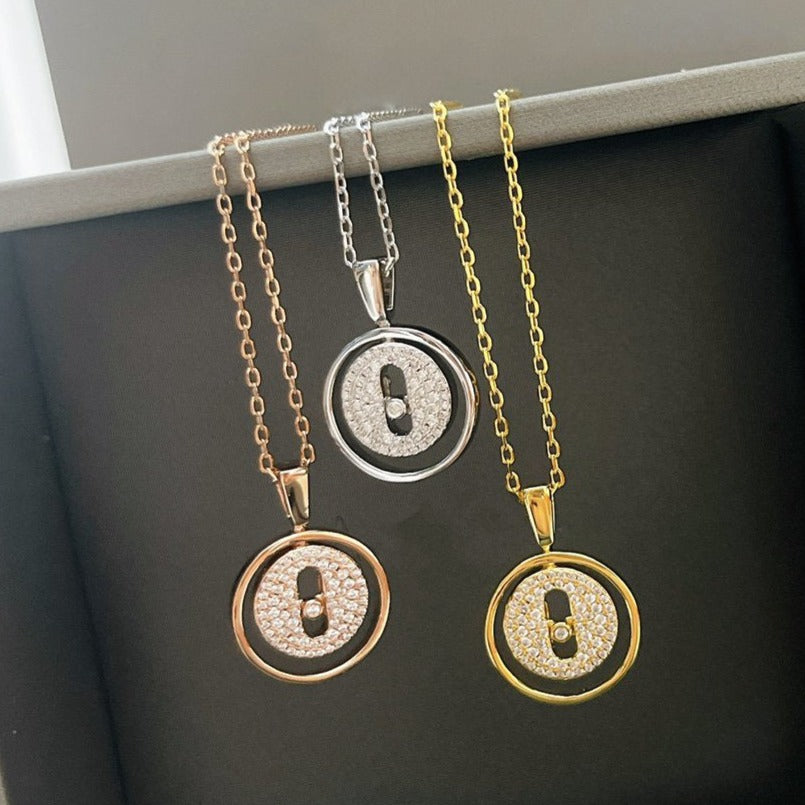 [⭐Hevara Jewelry]Demo MOVER PM PAVED NECKLACE