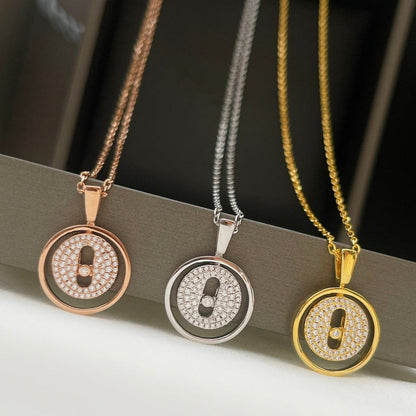 [⭐Hevara Jewelry]Demo MOVER PM PAVED NECKLACE