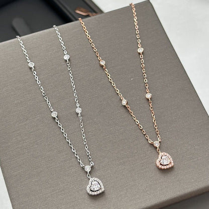 [⭐Hevara Jewelry]JOY HEART DIAMOND NECKLACE