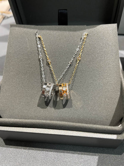 [⭐Hevara Jewelry]CHAIN MOVE ROMANE PEDAND NECKLACE