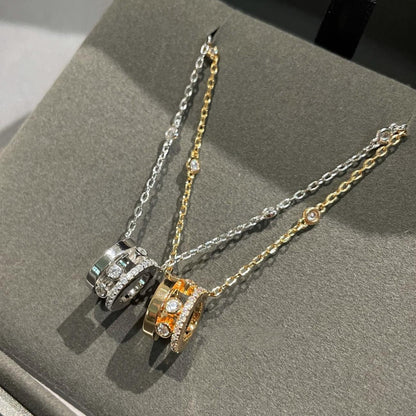 [⭐Hevara Jewelry]CHAIN MOVE ROMANE PEDAND NECKLACE