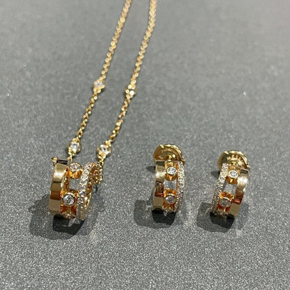 [⭐Hevara Jewelry]CHAIN MOVE ROMANE PEDAND NECKLACE