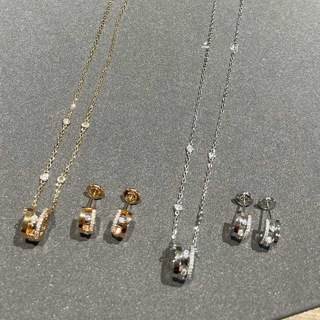 [⭐Hevara Jewelry]CHAIN MOVE ROMANE PEDAND NECKLACE