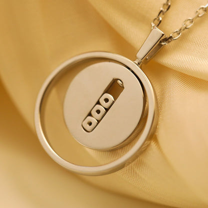[⭐Hevara Jewelry]Demo MOVE MM SILVER DIAMOND NECKLACE