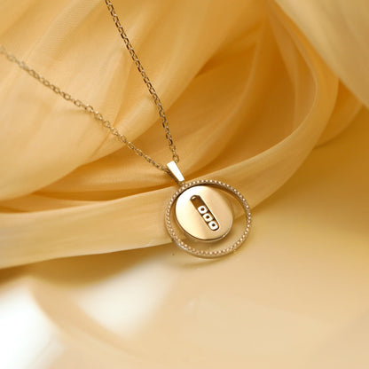 [⭐Hevara Jewelry]Demo MOVE MM SILVER DIAMOND NECKLACE