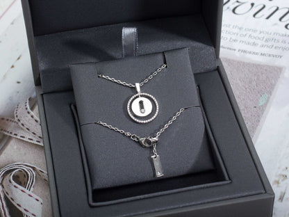 [⭐Hevara Jewelry]Demo MOVE PM NECKLACE SILVER DIAMOND