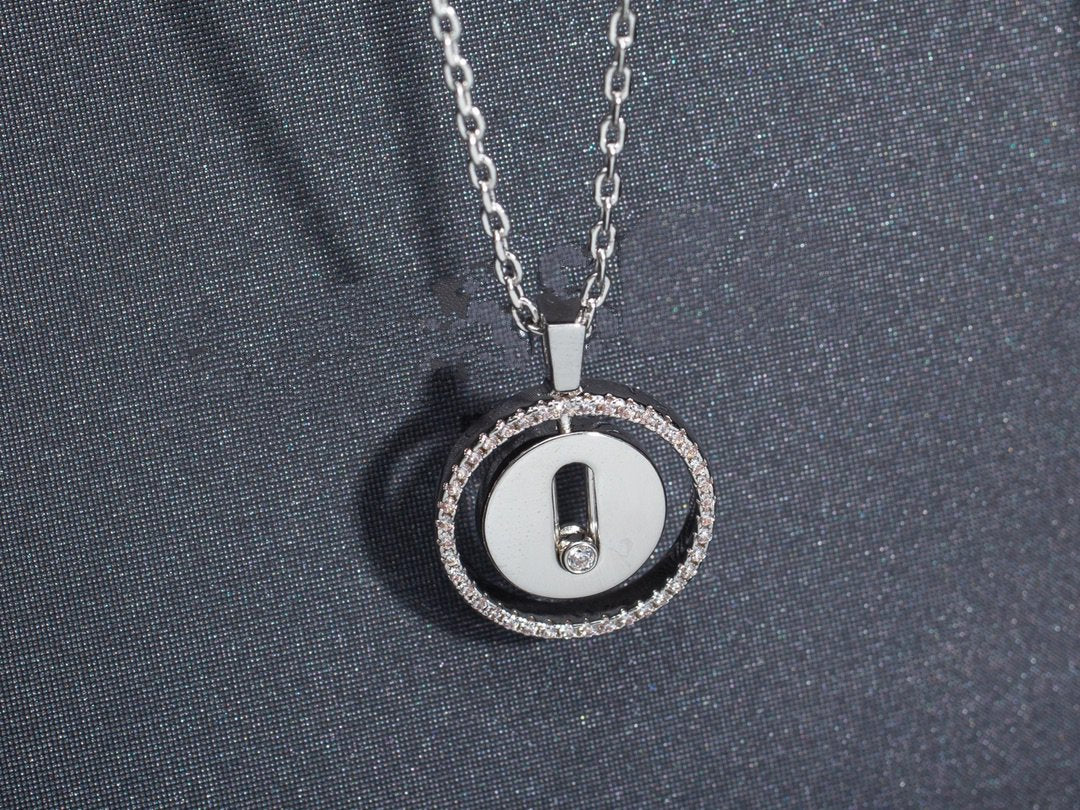 [⭐Hevara Jewelry]Demo MOVE PM NECKLACE SILVER DIAMOND