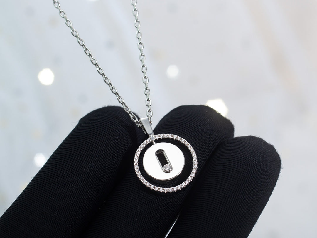 [⭐Hevara Jewelry]Demo MOVE PM NECKLACE SILVER DIAMOND
