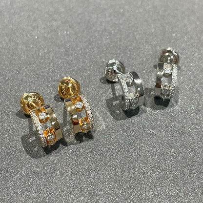 [⭐Hevara Jewelry]MOVE ROMANE EARRINGS DIAMOND