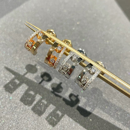 [⭐Hevara Jewelry]MOVE ROMANE EARRINGS DIAMOND