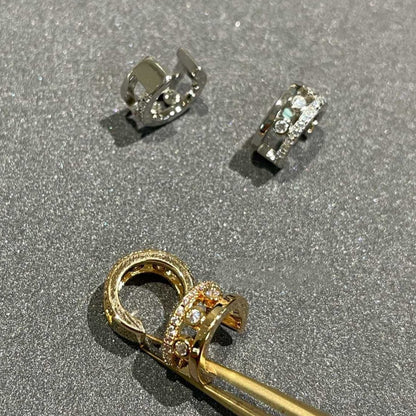 [⭐Hevara Jewelry]MOVE ROMANE EARRINGS DIAMOND
