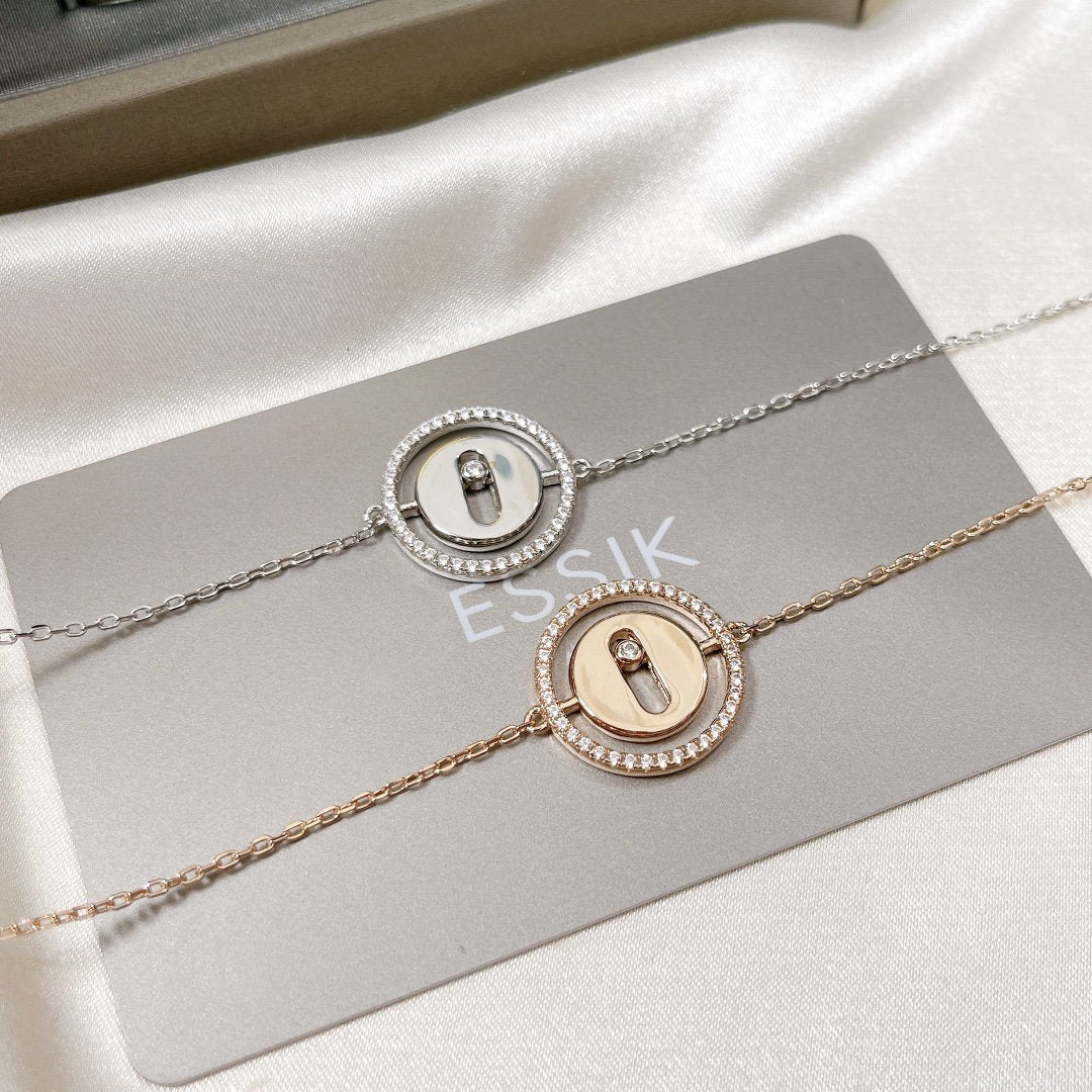 [⭐Hevara Jewelry]Demo MOVE PAVED DIAMOND BRACELET