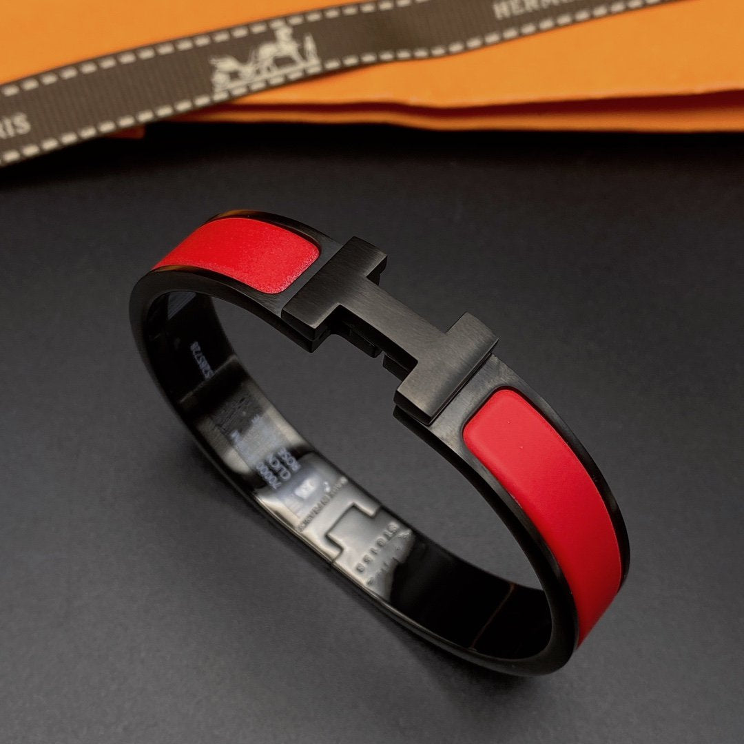 [⭐Hevara Jewelry]CLIC HM SO BLACK RED BRACELET