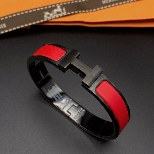 [⭐Hevara Jewelry]CLIC HM SO BLACK RED BRACELET