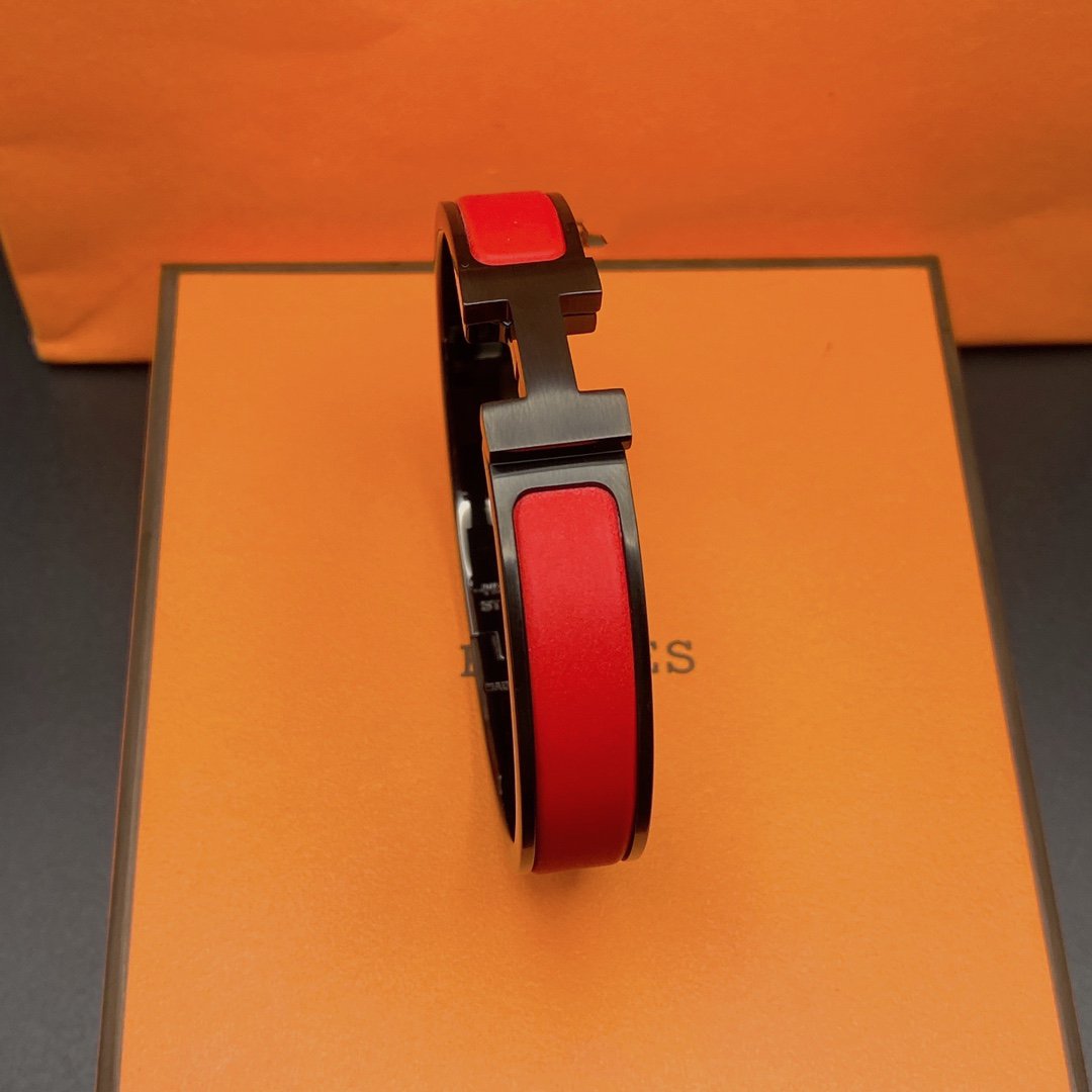 [⭐Hevara Jewelry]CLIC HM SO BLACK RED BRACELET