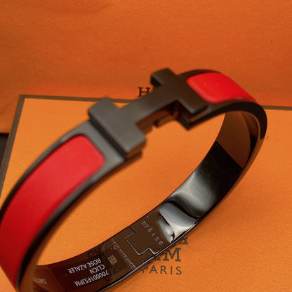 [⭐Hevara Jewelry]CLIC HM SO BLACK RED BRACELET