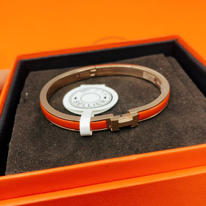 [⭐Hevara Jewelry]CLASSIC HM CLIC RED 8MM ENAMEL BRACELET