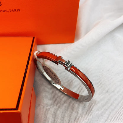 [⭐Hevara Jewelry]CLASSIC HM CLIC RED 8MM ENAMEL BRACELET