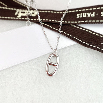 [⭐Hevara Jewelry]HM PIG NOSE NECKLACE