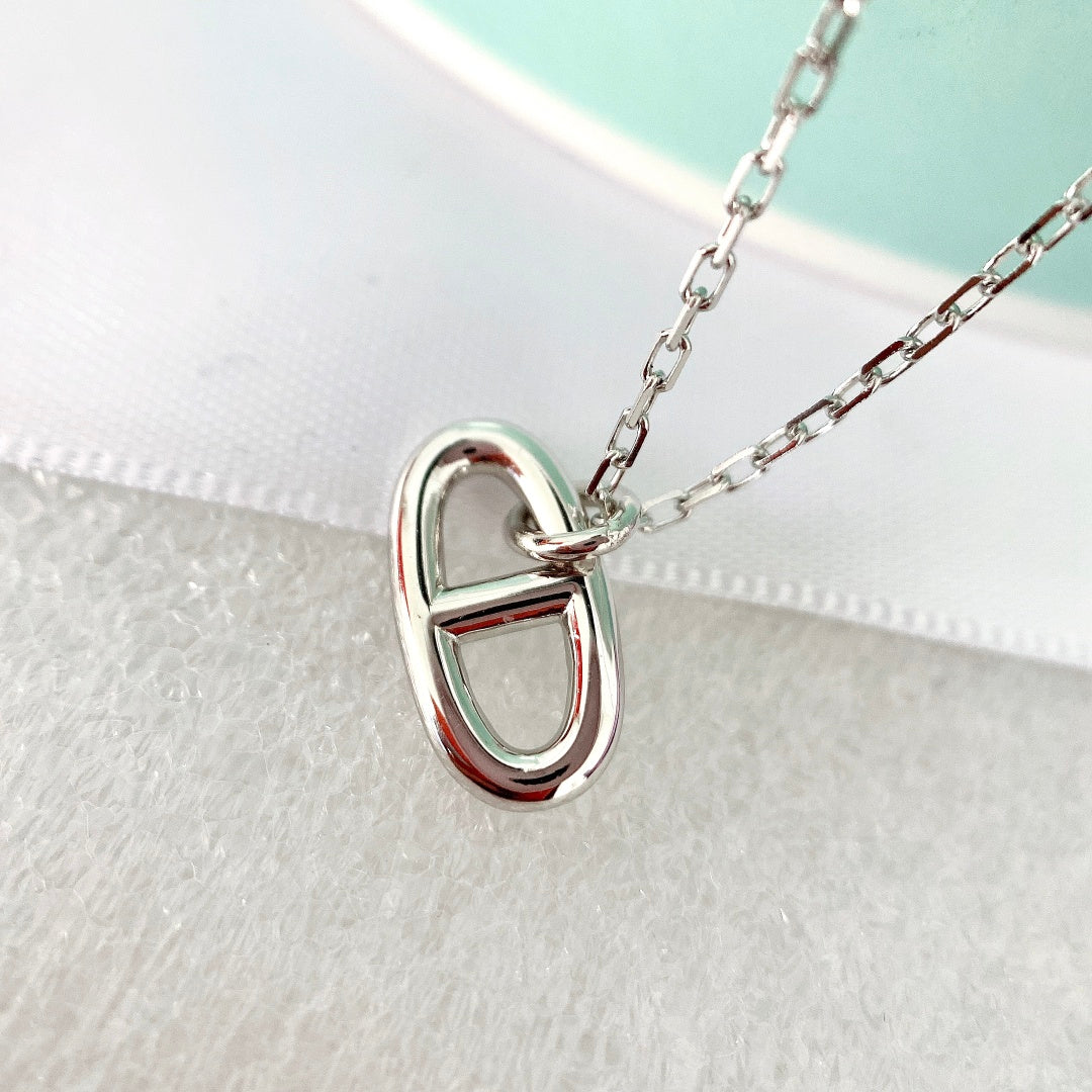 [⭐Hevara Jewelry]HM PIG NOSE NECKLACE