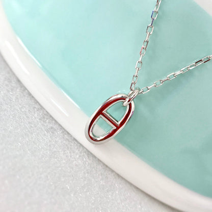 [⭐Hevara Jewelry]HM PIG NOSE NECKLACE