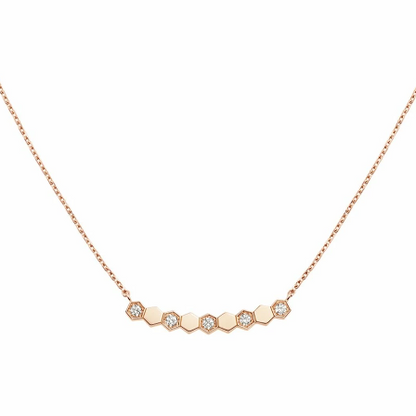 [⭐Hevara Jewelry]BEE MY LOVE DIAMOND NECKLACE