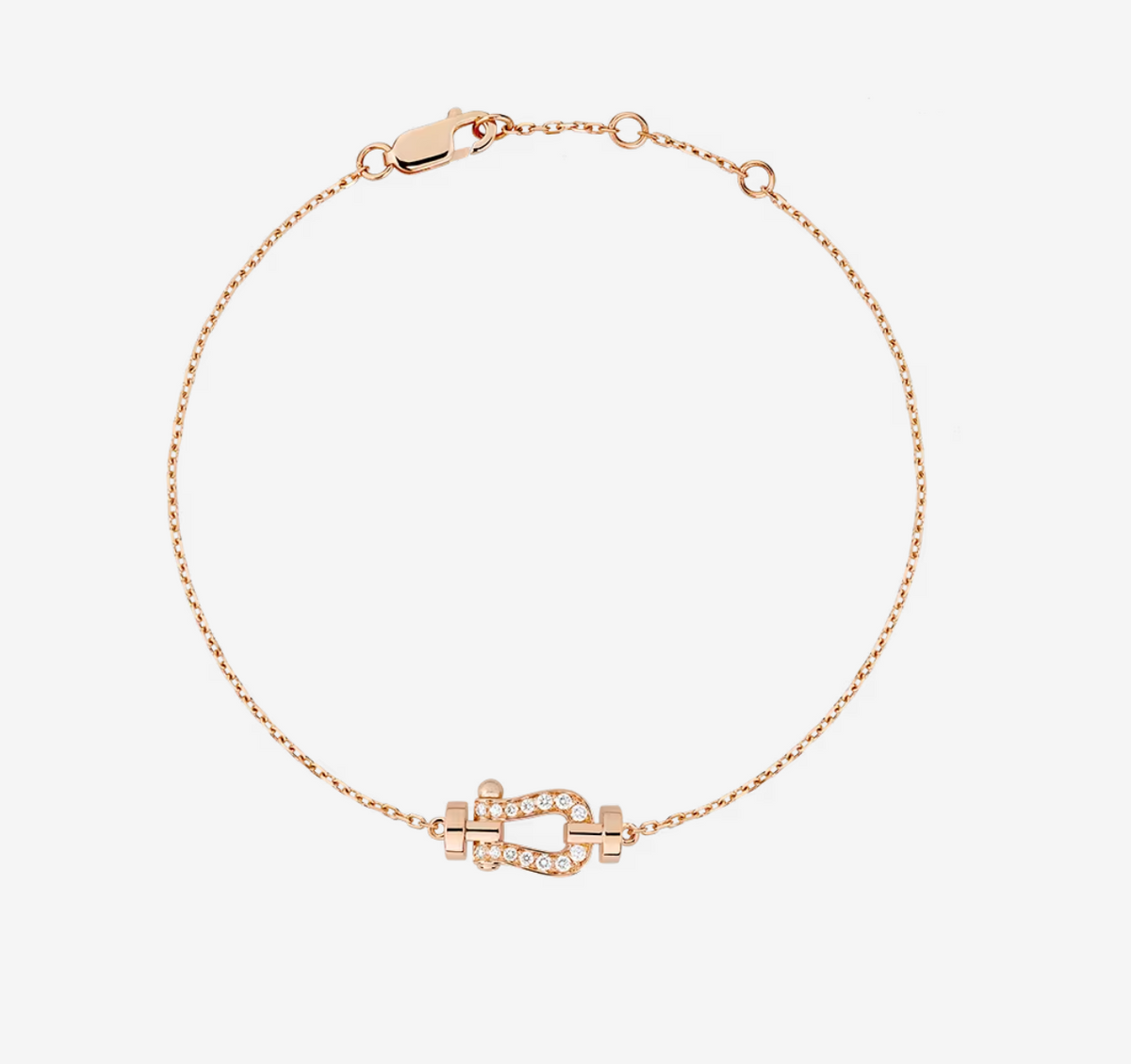 [⭐Hevara Jewelry]FORCE 10 FULL DIAMOND BUCKLE CHAIN LINK MINI MODEL