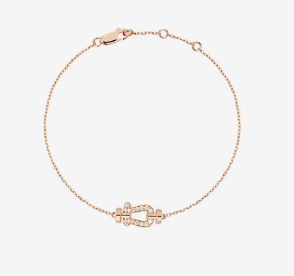 [⭐Hevara Jewelry]FORCE 10 FULL DIAMOND BUCKLE CHAIN LINK MINI MODEL