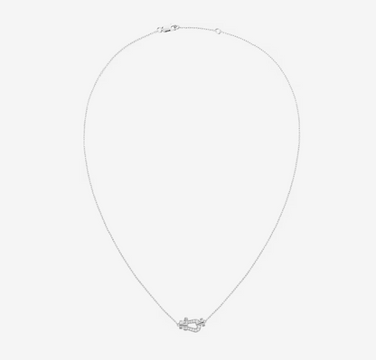 [⭐Hevara Jewelry]FORCE 10 DIAMOND SILVER NECKLACE MINI MODEL