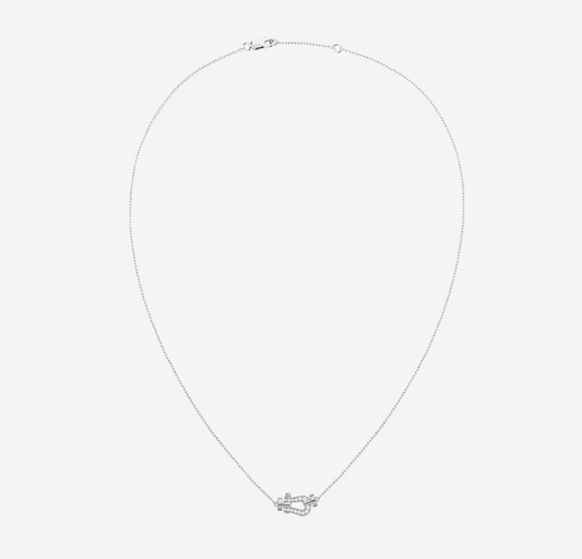 [⭐Hevara Jewelry]FORCE 10 DIAMOND SILVER NECKLACE MINI MODEL