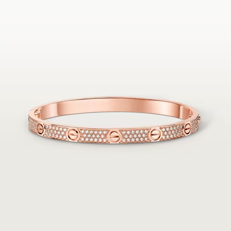 [⭐Hevara Jewelry]LOVE BRACELET 4.8MM DIAMOND-PAVED