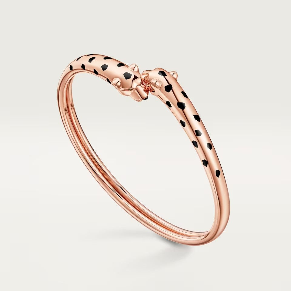 [⭐Hevara Jewelry]PANTHERE DOUBLE HEADED OPEN BRACELET