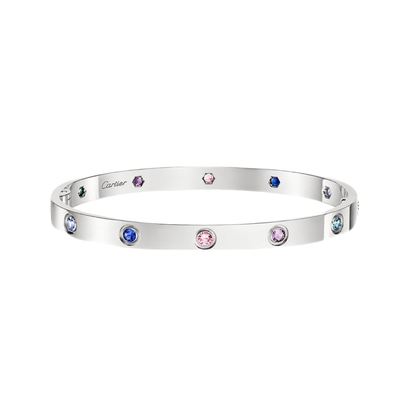 [⭐Hevara Jewelry] 2026 RAINBOW LOVE BRACELET 6.1MM  10 DIAMONDS