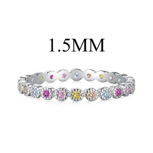 [Hevara Jewelry]Radiant Sparkling Round Cut Daily Ring