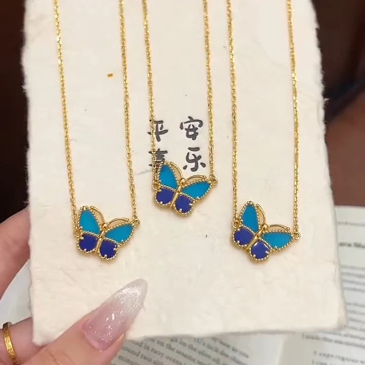 [⭐Hevara Jewelry]  2026 NEW LUCKY BUTTERFLY 1 MOTIFS NECKLACE