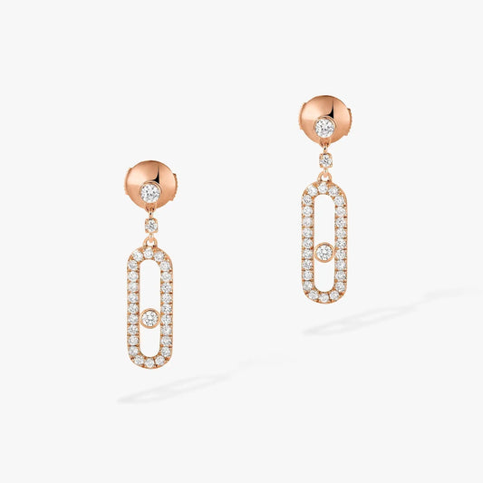 [⭐Hevara Jewelry]DORMEUSES MOVE UNO DIAMOND EARRINGS