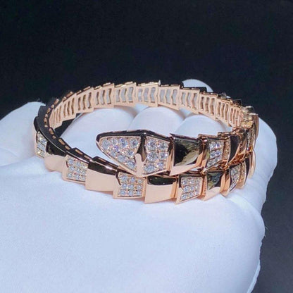 [⭐Hevara Jewelry]SERPENTI BRACELET PINK GOLD DIAMOND
