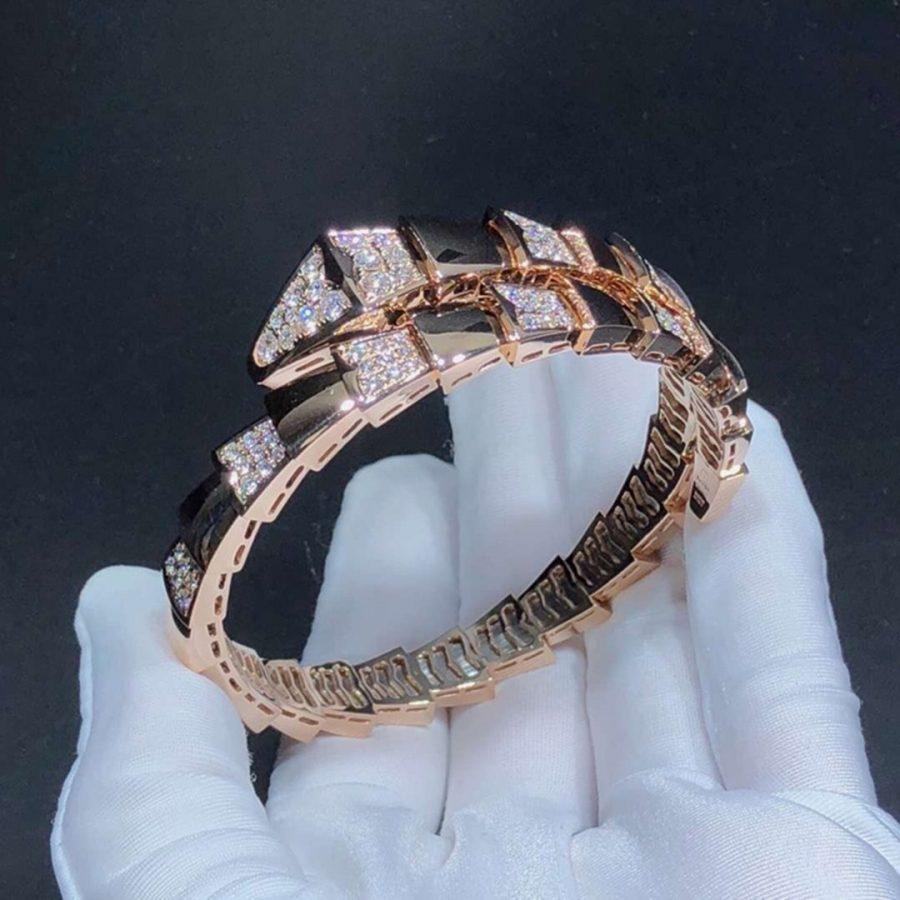 [⭐Hevara Jewelry]SERPENTI BRACELET PINK GOLD DIAMOND