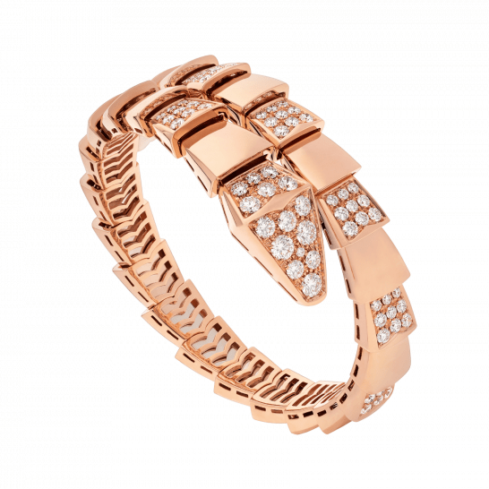 [⭐Hevara Jewelry]SERPENTI BRACELET PINK GOLD DIAMOND