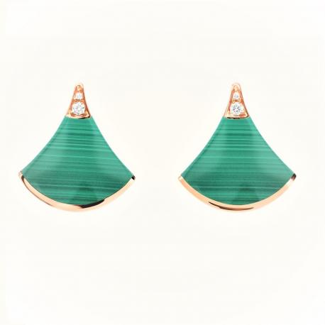 [⭐Hevara Jewelry]DIVAS DREAM EARRINGS PINK GOLD