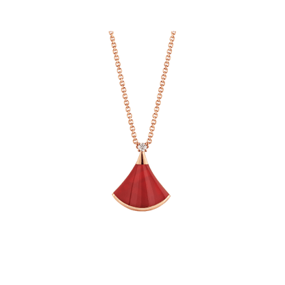 [⭐Hevara Jewelry]DREAM NECKLACE CARNELIAN 1 DIAMOND