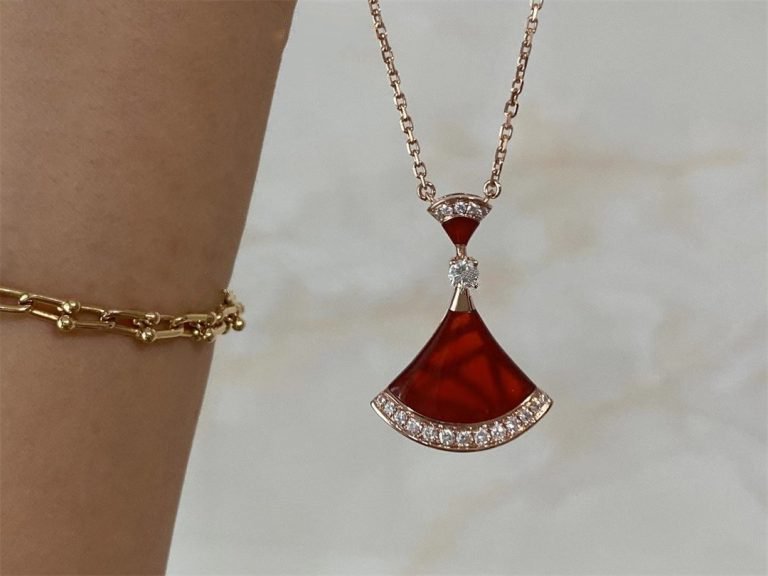 [⭐Hevara Jewelry]DREAM NECKLACE CARNELIAN DIAMOND