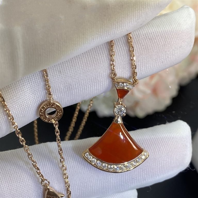 [⭐Hevara Jewelry]DREAM NECKLACE CARNELIAN DIAMOND