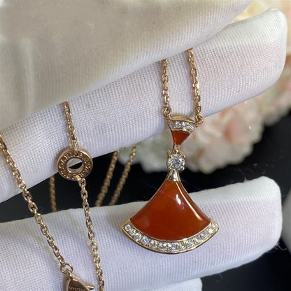 [⭐Hevara Jewelry]DREAM NECKLACE CARNELIAN DIAMOND