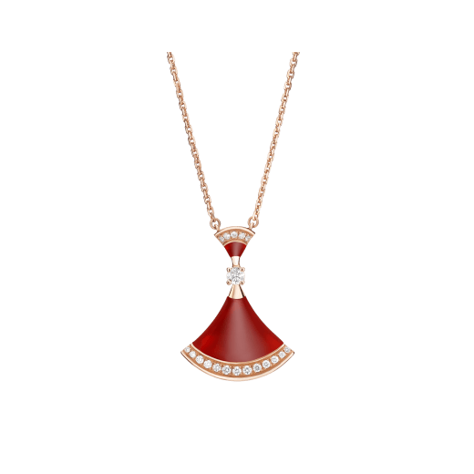 [⭐Hevara Jewelry]DREAM NECKLACE CARNELIAN DIAMOND