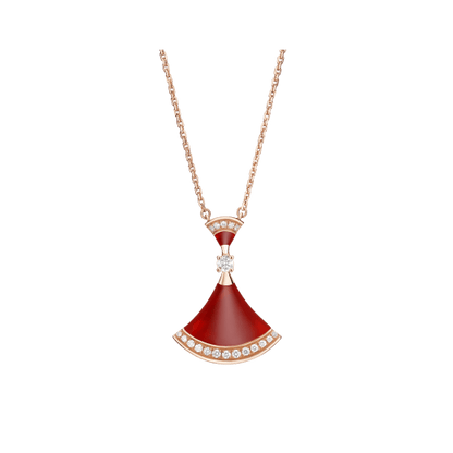 [⭐Hevara Jewelry]DREAM NECKLACE CARNELIAN DIAMOND