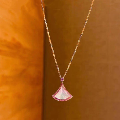 [⭐Hevara Jewelry]DREAM NECKLACE MOP DIAMOND PINK