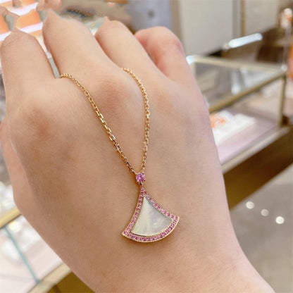 [⭐Hevara Jewelry]DREAM NECKLACE MOP DIAMOND PINK